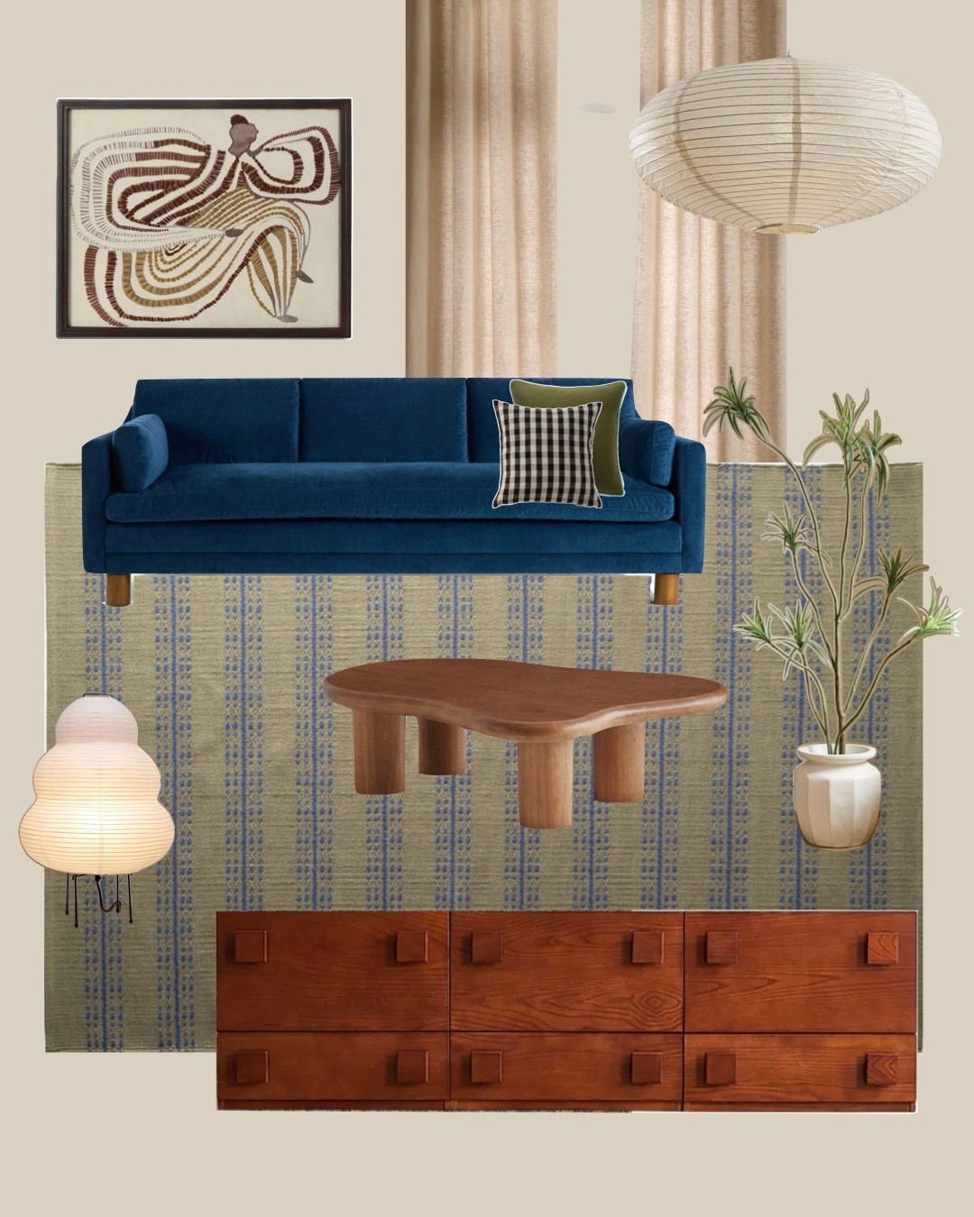 The Oscar in a modern organic space looks so pretty:)