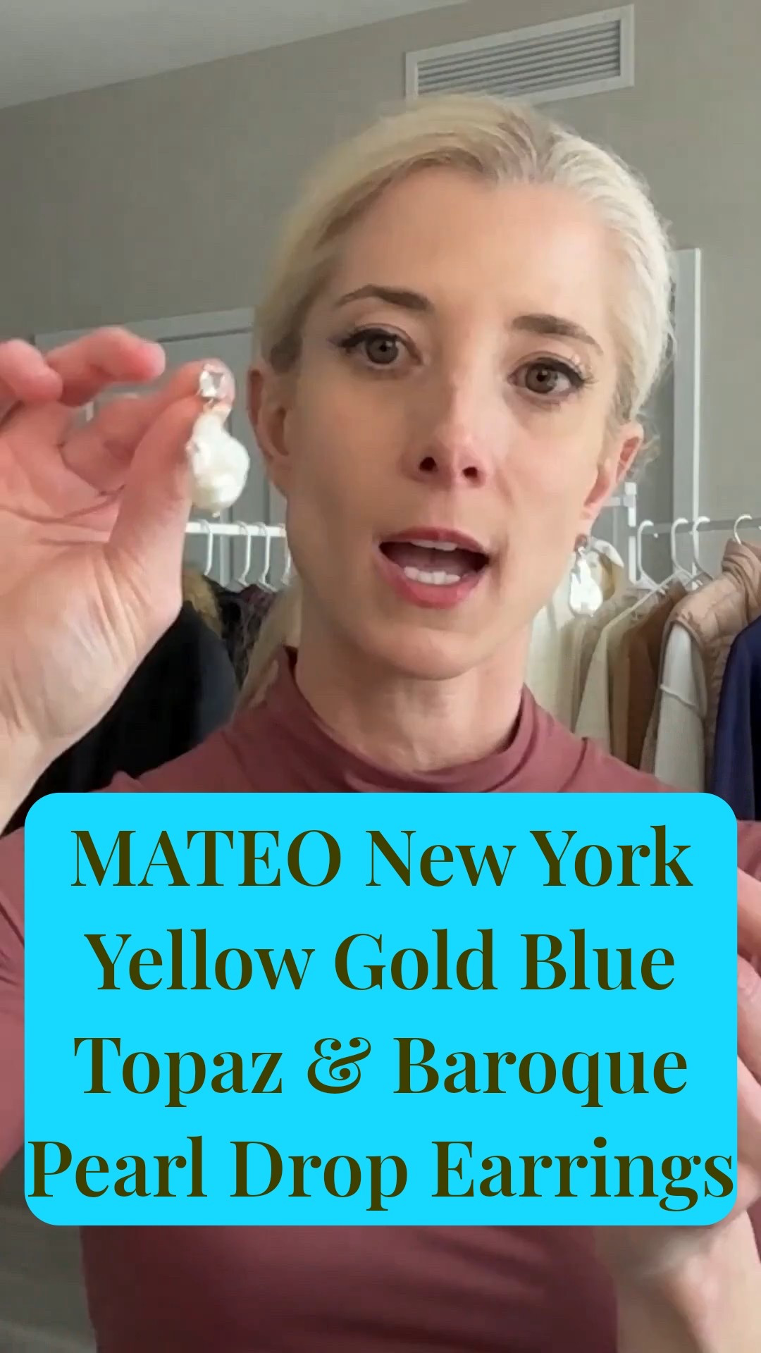 MATEO New York Yellow Gold Blue Topaz And Baroque Pearl Drop Earrings! LTK valentine must have these earrings are two years old and have appreciated in value. Shop amazon luxury stores LTK Storytime and LTK over 40 gift ideas for her  

Truly beautiful drop earrings crafted in New York City from 14kt yellow gold, blue topaz, & baroque pearl. Mateo’s enduring fascination with baroque pearls is evident in this piece, where colored gemstones are skillfully used to enhance the pearl’s natural luster.

14kt Yellow Gold
1.55gm Gold
8x6mm Blue Topaz
Baroque Pearls (One of Kind)
Post Back

#LTKOver40 #LTKstorytime #LTKValentine