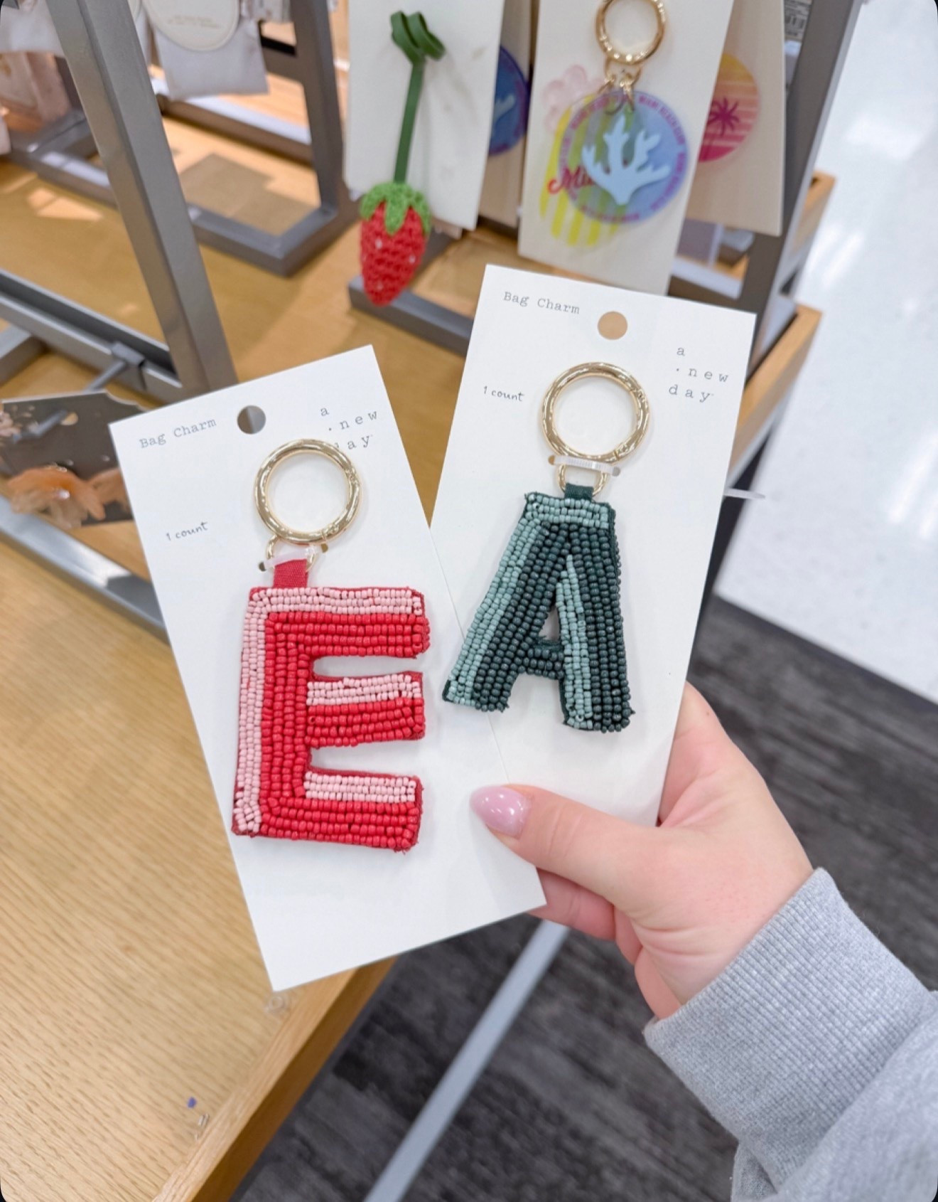 New bag charms at Target! Such a cute little add on for totes, backpacks, and purses! 

#Target #TargetFinds #TargetStyle #ANewDay #BagCharms #LTKFinds

#LTKWorkwear #LTKdayinmylife