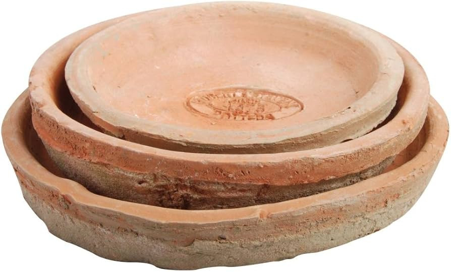 Esschert Design AT02 Aged Terracotta Round Saucers for AT01 (Set of 3) | Amazon (US)