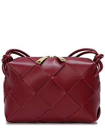 Smooth Leather Woven Crossbody | Gilt & Gilt City