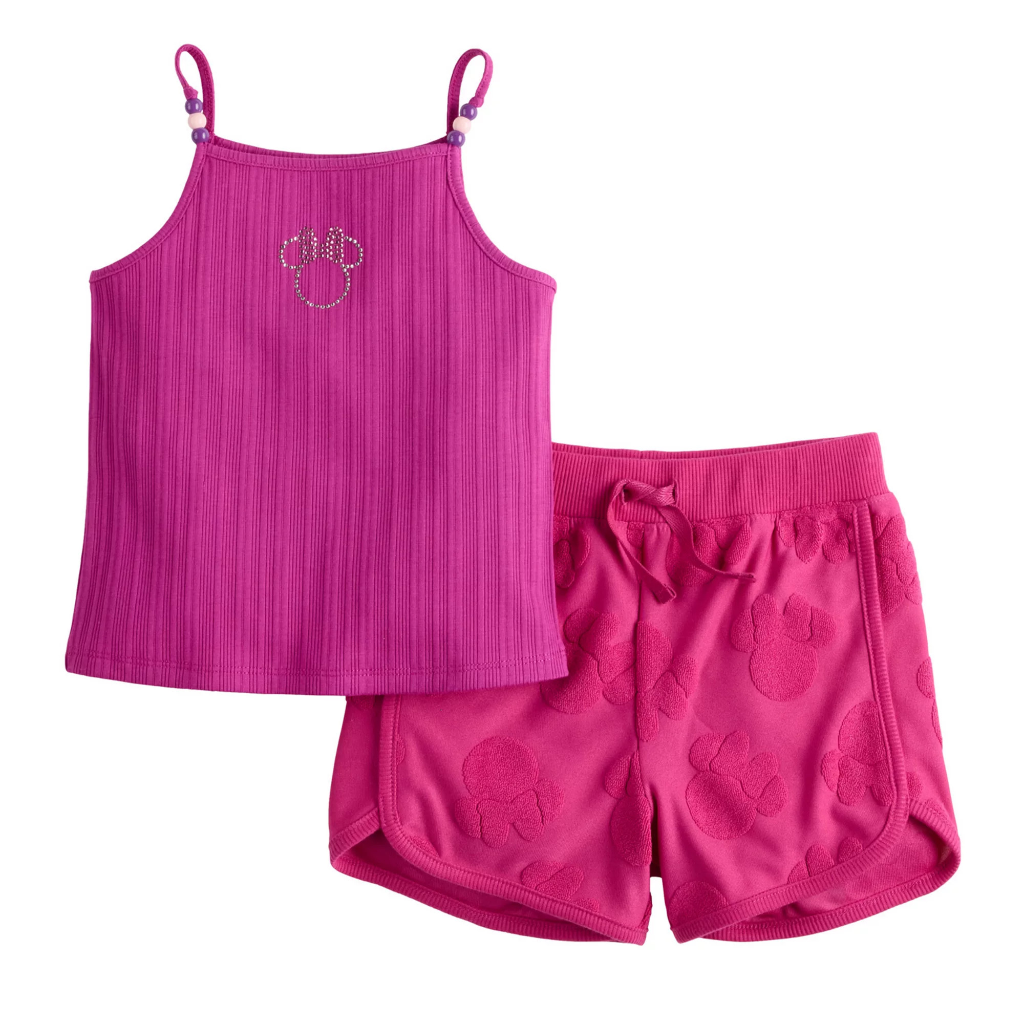 Disney's Minnie Mouse Baby & Toddler Girl Beaded Tank Top & Shorts Set by Jumping Beans® | Kohl's