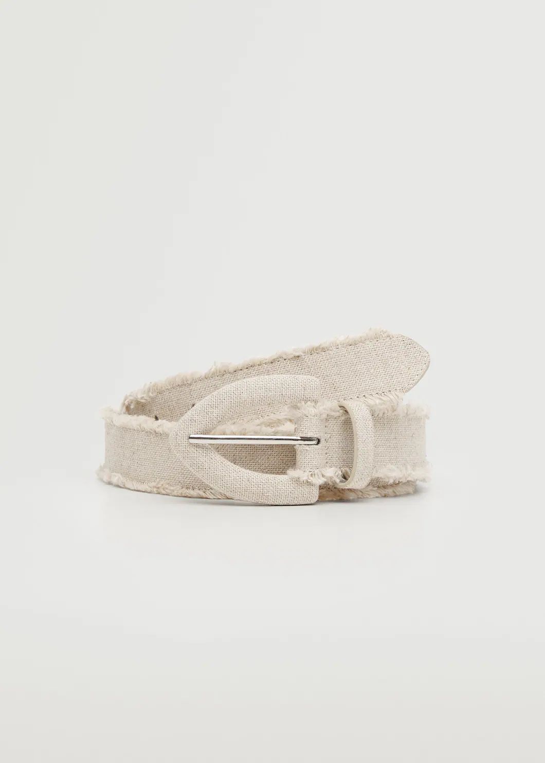 Metal buckle fabric belt | MANGO (US)