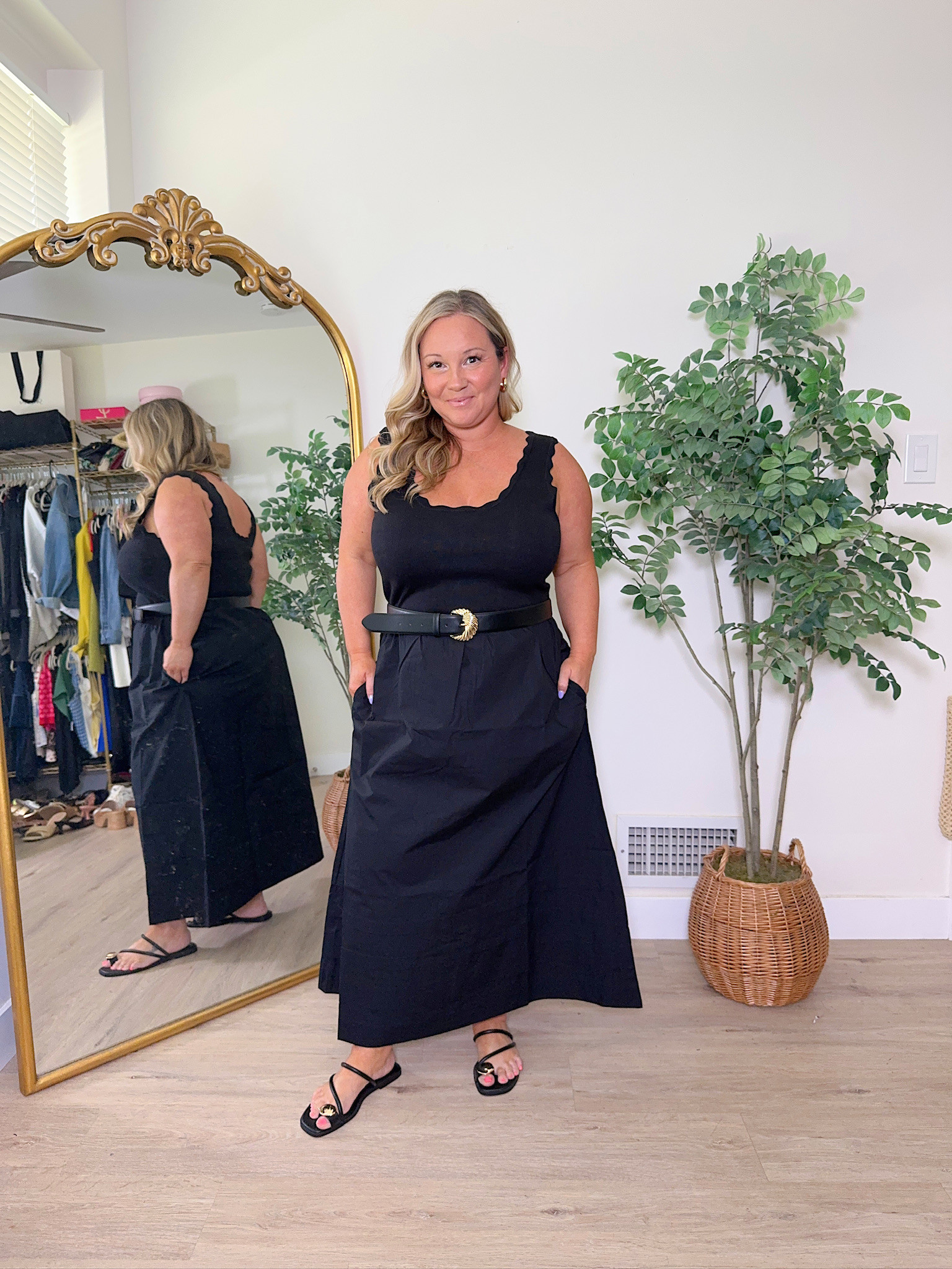 This Walmart dress is so good — love the scallop details🤍

Dress: Large (need to size down!)
Belt: XL



Summer outfits, maxi dress, summer dresses, belted , sandals, walmart, affordable, amazon fashion, shelli enright, stylenright

#LTKootd #LTKSeasonal #LTKTravel