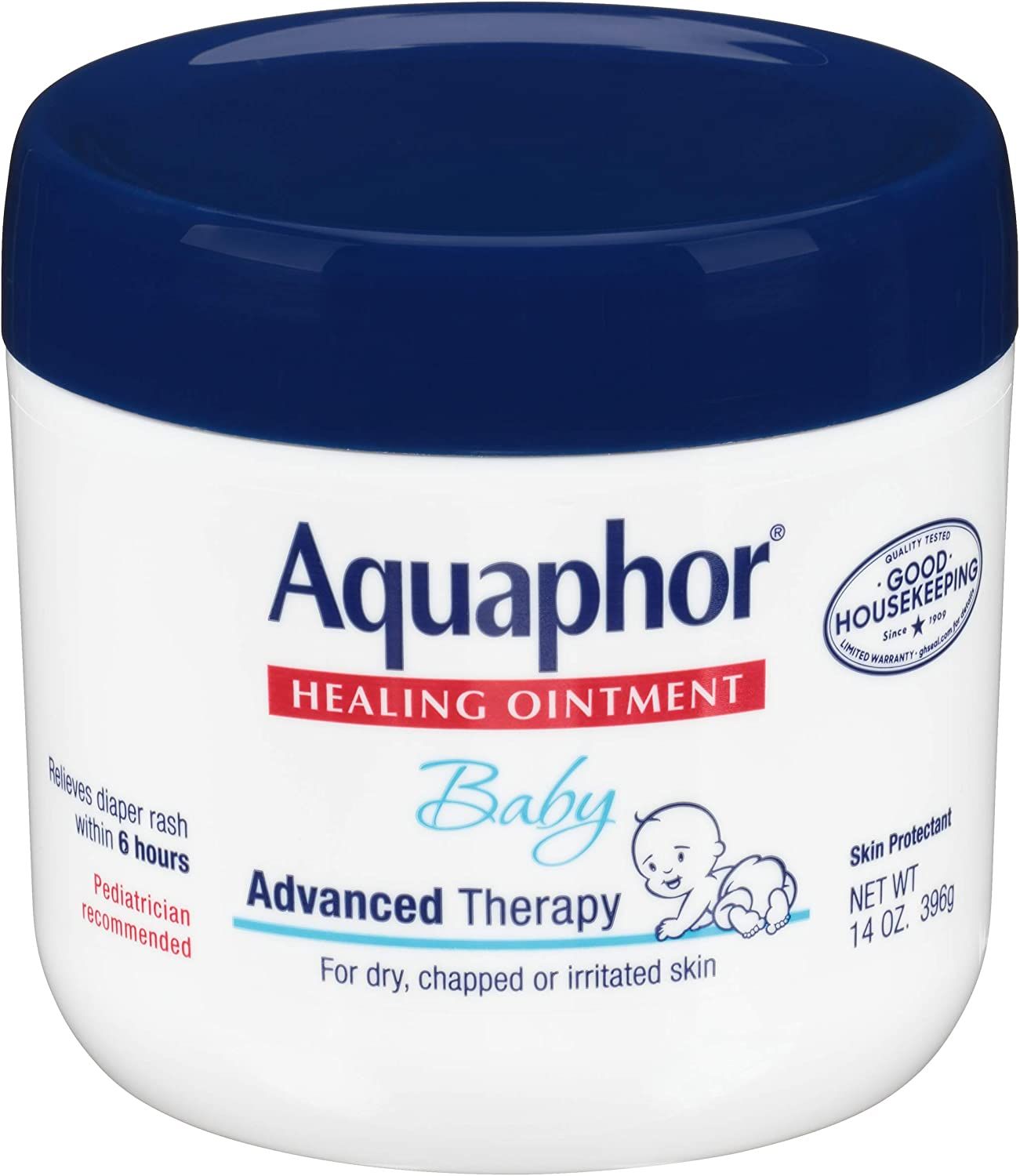 Aquaphor Baby Healing Ointment - Advance Therapy for Diaper Rash, Chapped Cheeks and Minor Scrape... | Amazon (US)