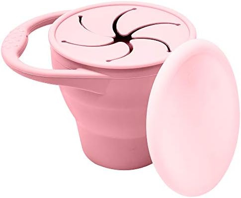 BraveJusticeKidsCo | Snack Attack Snack Cup | Collapsible Silicone Snack Container | Toddler and ... | Amazon (US)
