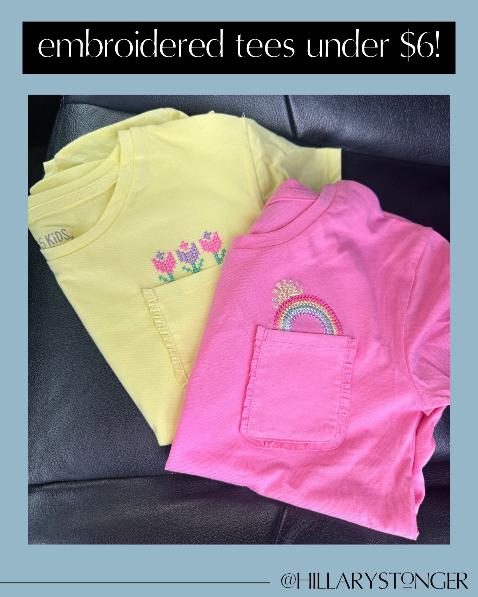 The cutest, softest tees for spring and summer — under $6 and with the cutest embroidered designed. Couldn’t grab these fast enough. Size 4–10.

#LTKKids #LTKFamily #LTKFindsUnder50