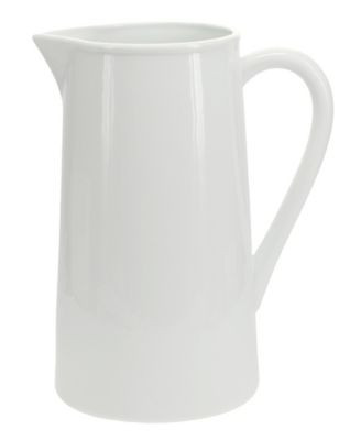Straight Sided Pitcher - White | Macy's