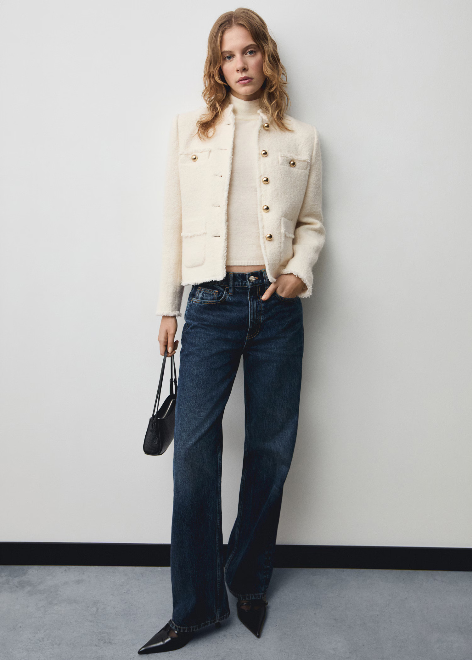 Pocket tweed jacket - Women | MANGO USA | Mango (US/MX/AU)