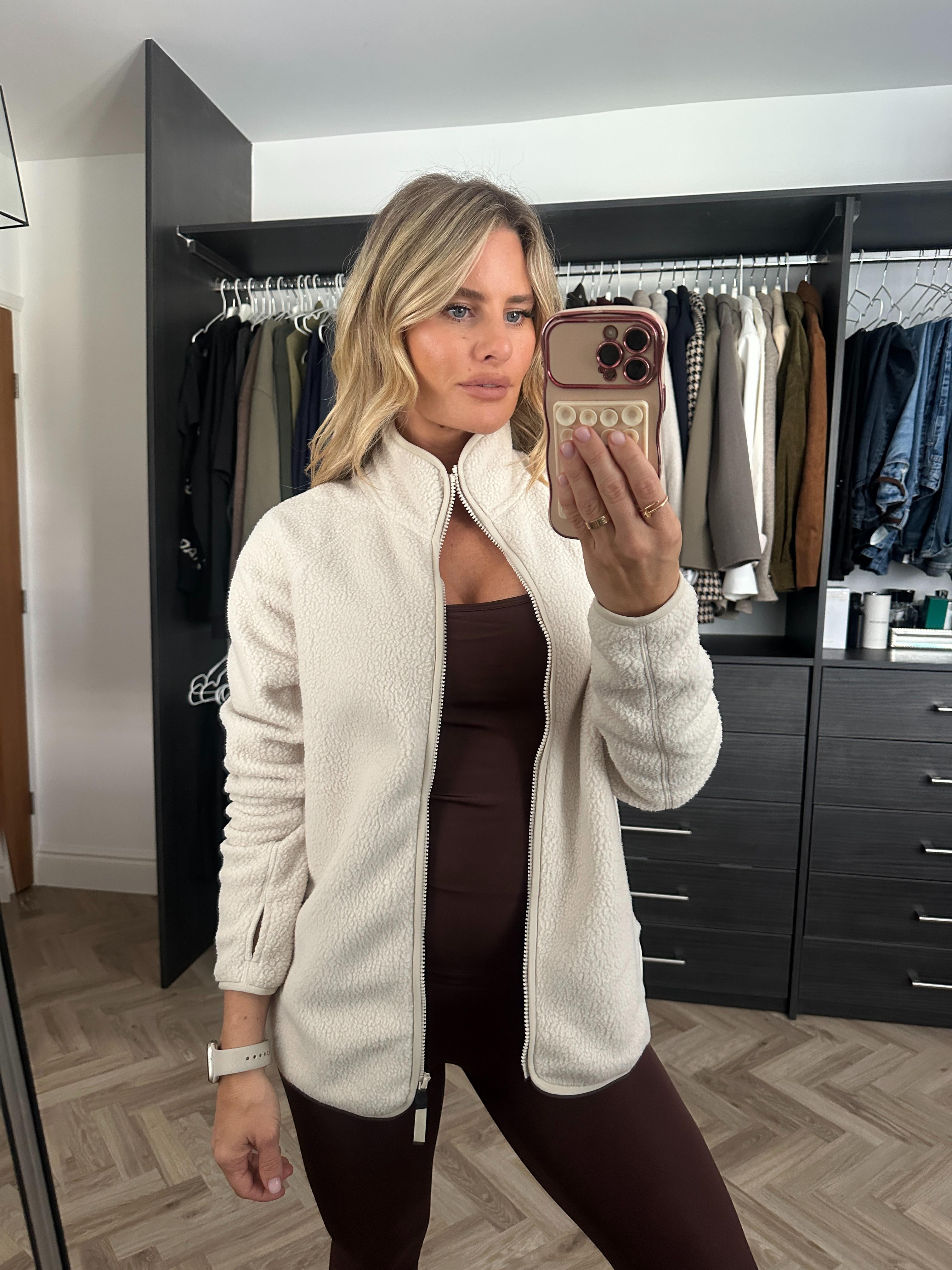 H&M teddy jacket, trending Adanola set, leggings & sports top, autumn pieces, transitional outfit 

 #LTKuk #LTKautumn #LTKeurope