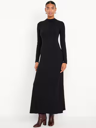 Mock Neck Maxi Dress | Old Navy (US)