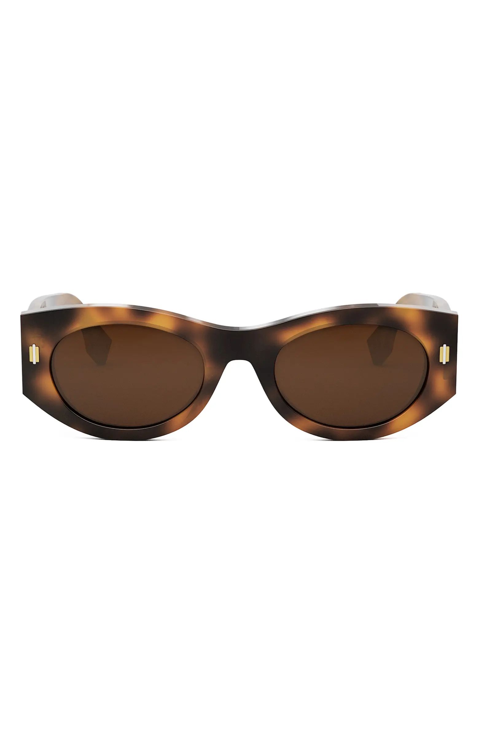 The Fendi Roma 52mm Oval Sunglasses | Nordstrom