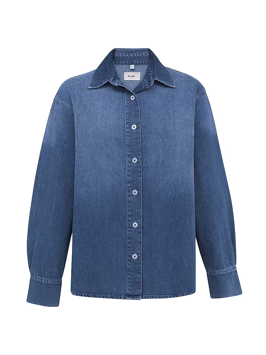 Women's Faye Aura Denim Shirt - Del Ray - Size Medium | Saks Fifth Avenue