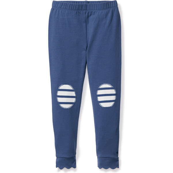 Scallop Legging, Deep Blue Sea | Maisonette