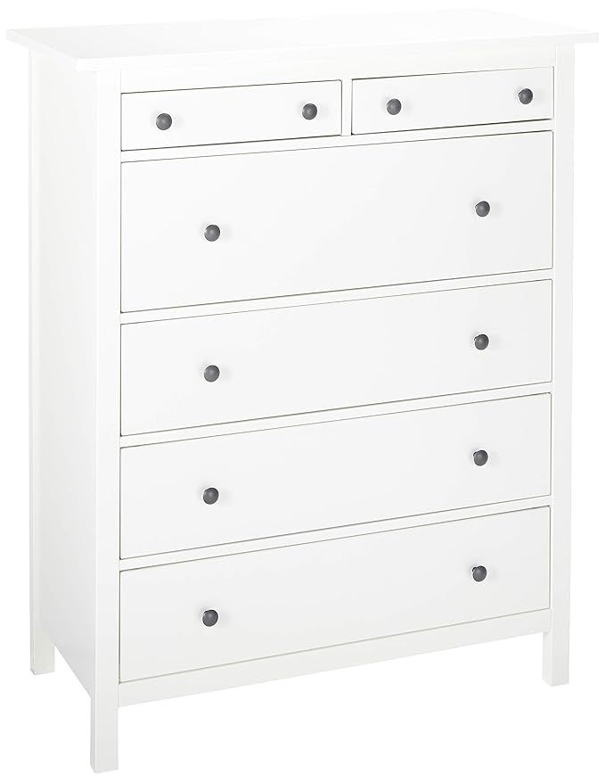 ikeaa IKEA HEMNES 6-Drawer Chest, White Stain , | Amazon (US)