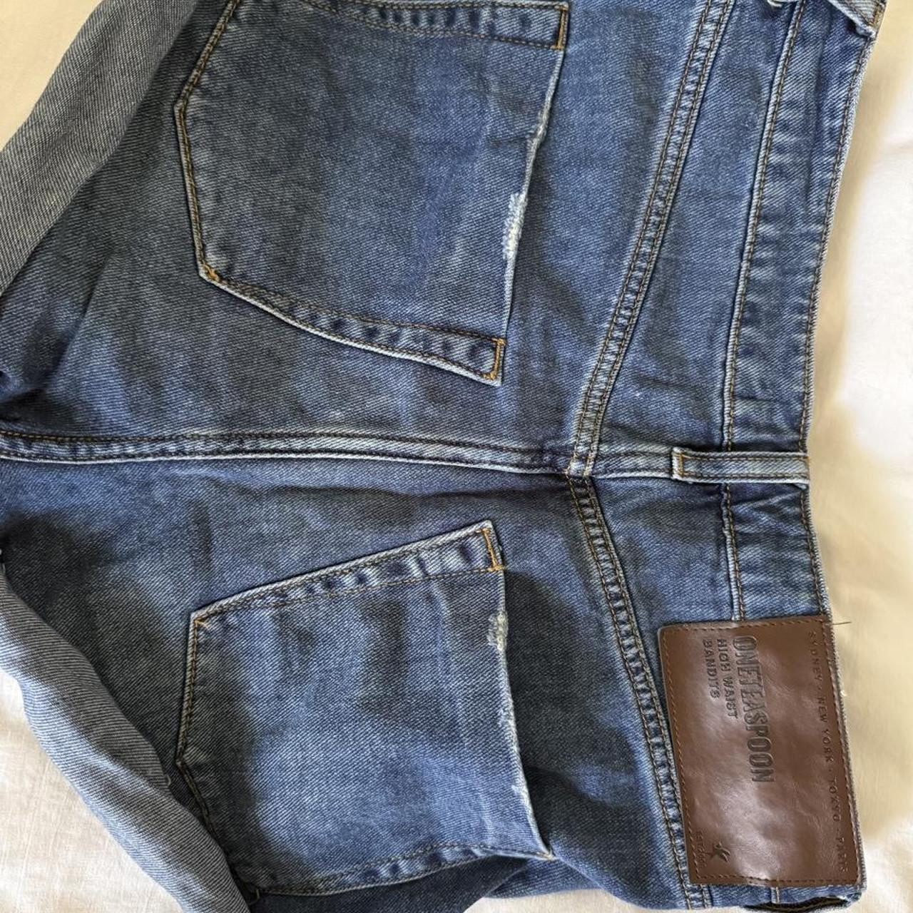OneTeaspoon Women's Shorts - Blue/Navy | Depop US