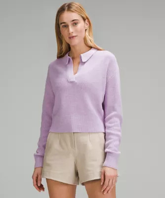 Collared Merino Wool-Blend Sweater | lululemon UK