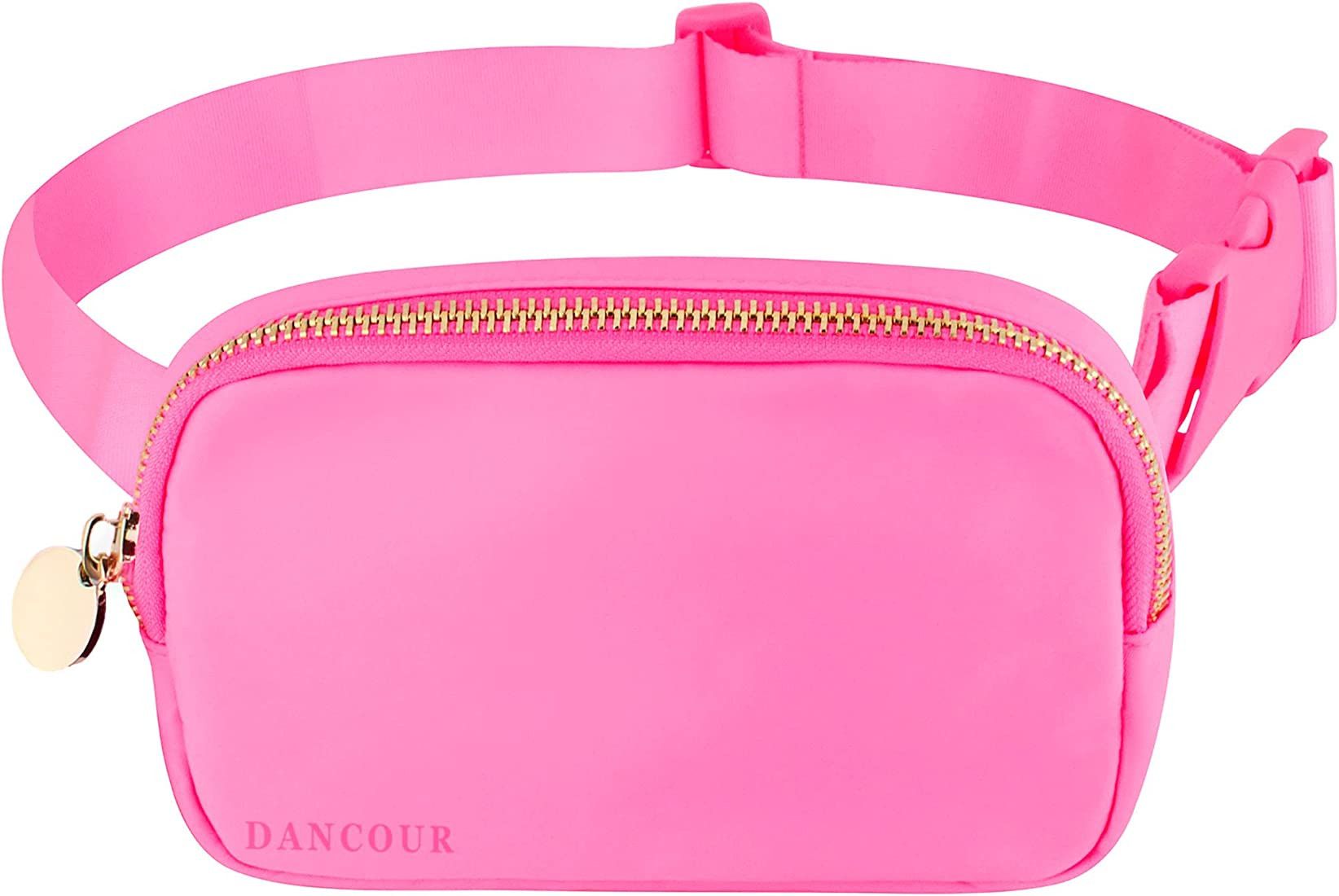 DANCOUR Pink Fanny Pack Crossbody Bags For Women - Pink Belt Bag For Women Crossbody - Everywhere... | Amazon (US)