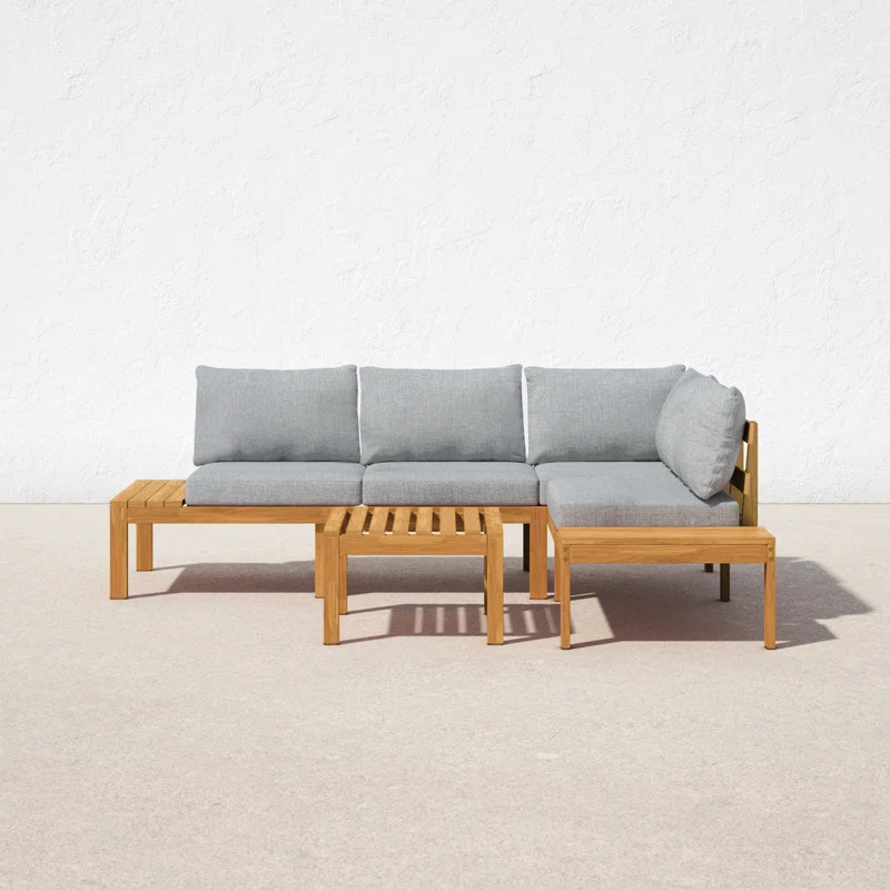 Tempo 4 - Person Outdoor Seating Group with Cushions | Wayfair Professional