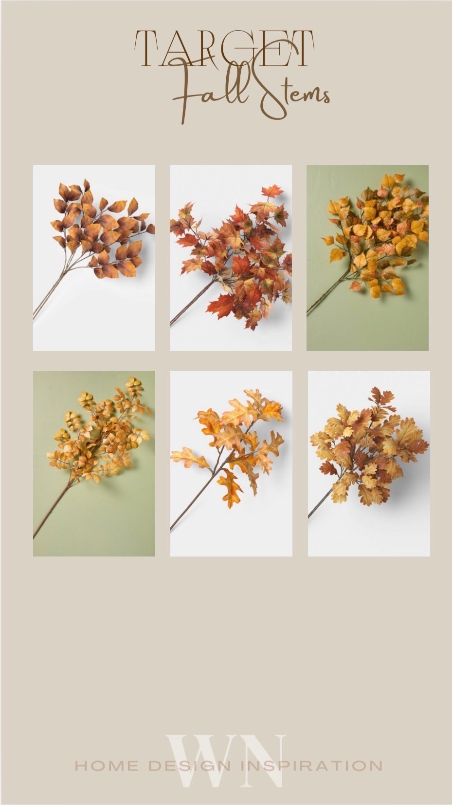 Target fall stems.

#LTKmomlife #LTKHome #LTKdayinmylife