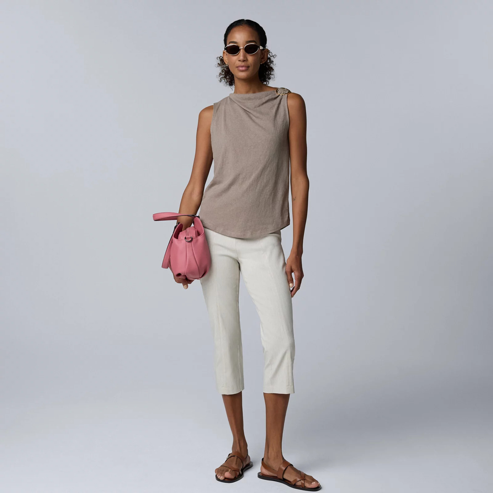 Women's Simply Vera Vera Wang Hardware Tank Top | Kohl's