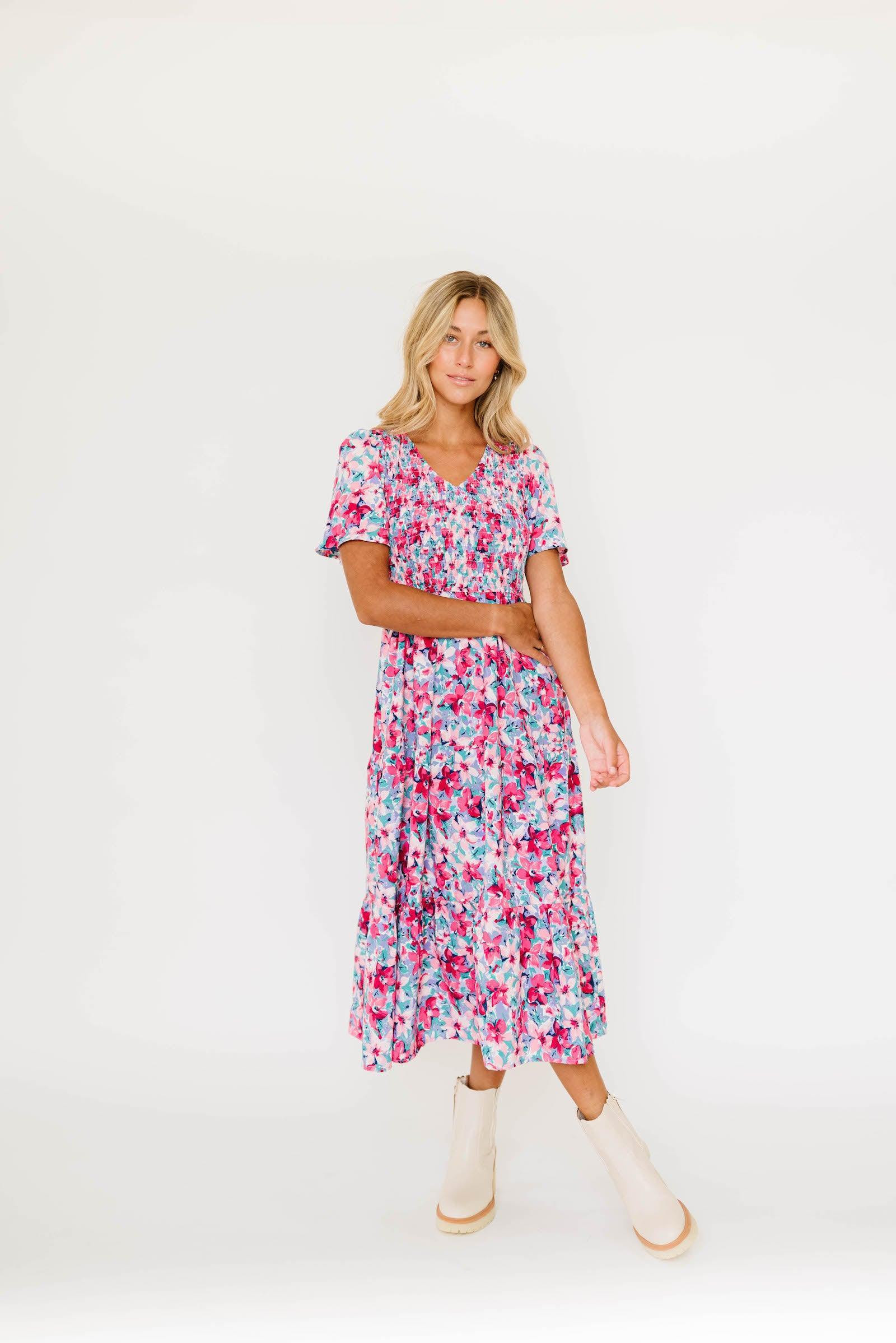 Tayla Dress in Lavender | FEHRNVI