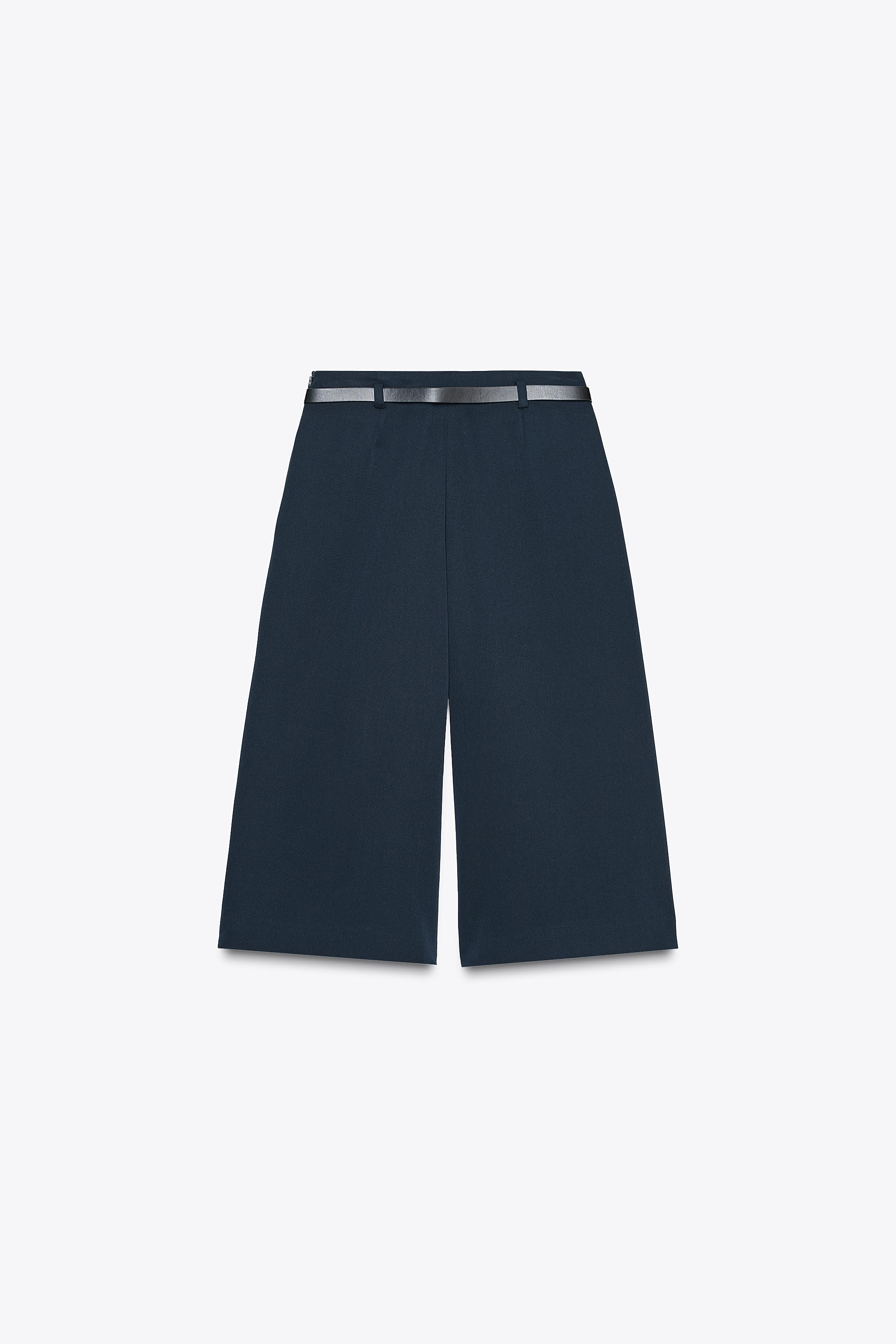 BELTED LONG SHORTS | Zara US