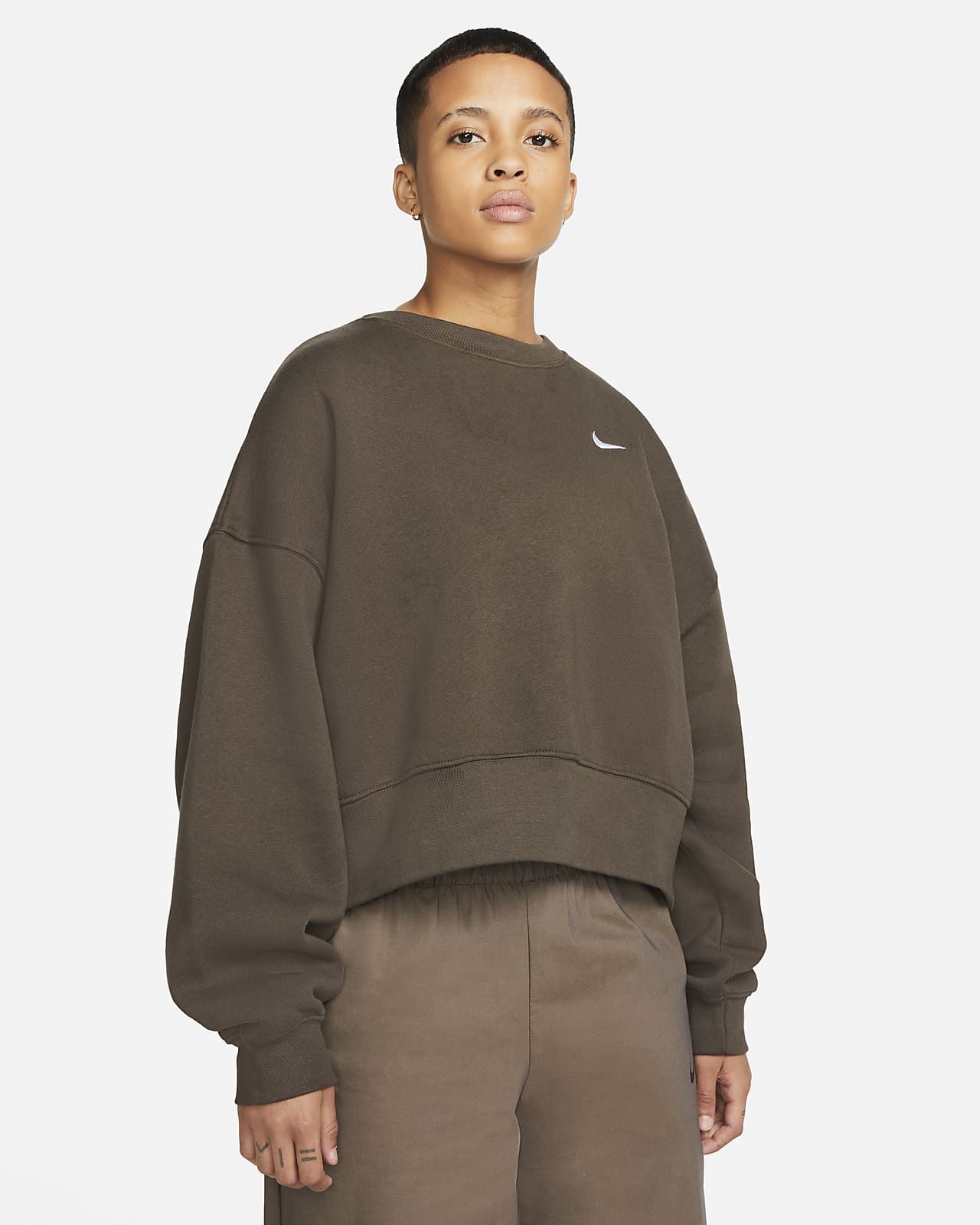 Women's Fleece Crop Top | Nike (UK)