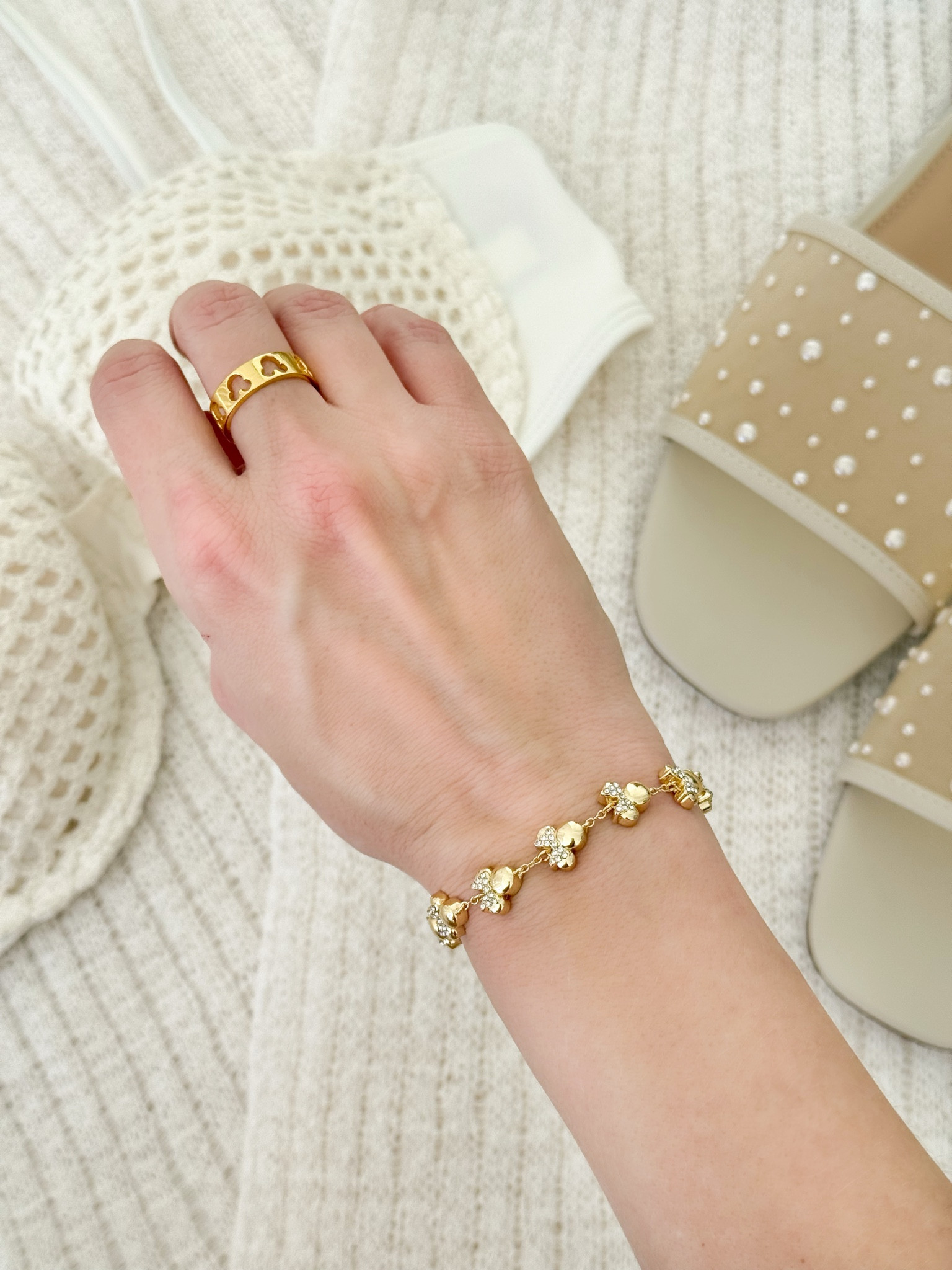 Bringing a little extra sparkle to our Disney Cruise with these elegant, subtly themed gold accessories. Linking these chic pieces so you can add a touch of magic to your vacation style! #DisneyCruise #TimelessJewelry #SubtleDisneyStyle

#LTKTravel #LTKStyleTip #LTKBeauty