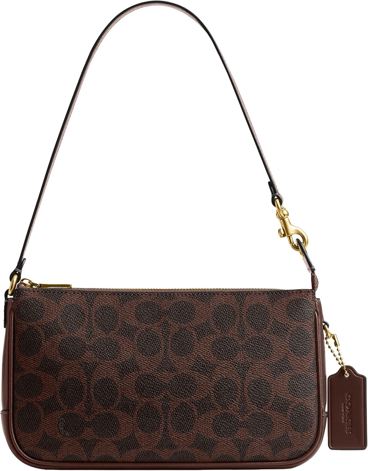 Coach Women's Natural Grain Leather Plaza Bag | Amazon (US)