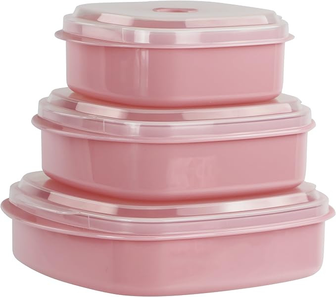 Calypso Basics 6-Piece Microwave Cookware Set, Pink | Amazon (US)