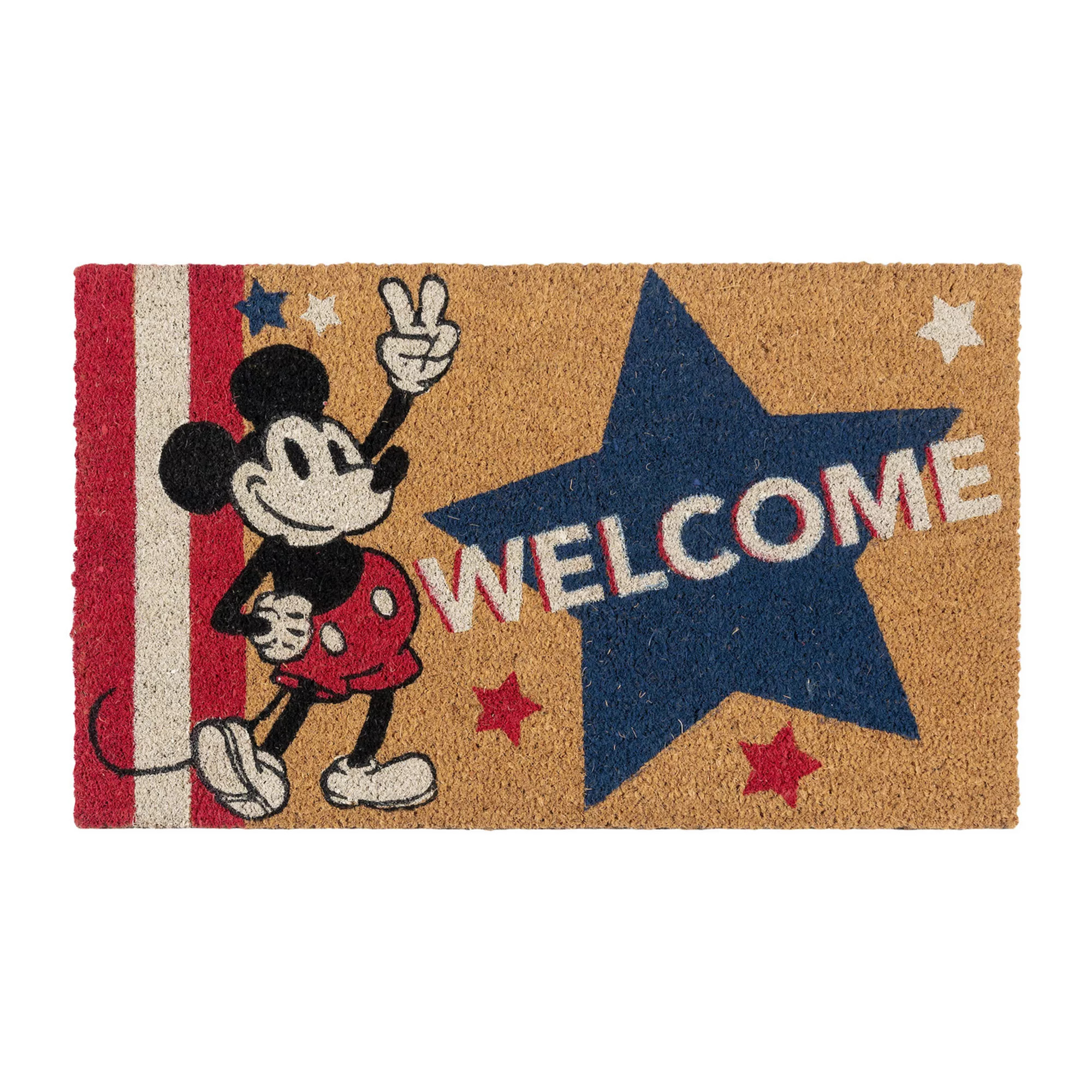 Disney's Mickey Mouse USA Star Multi Coir Mat | Kohl's