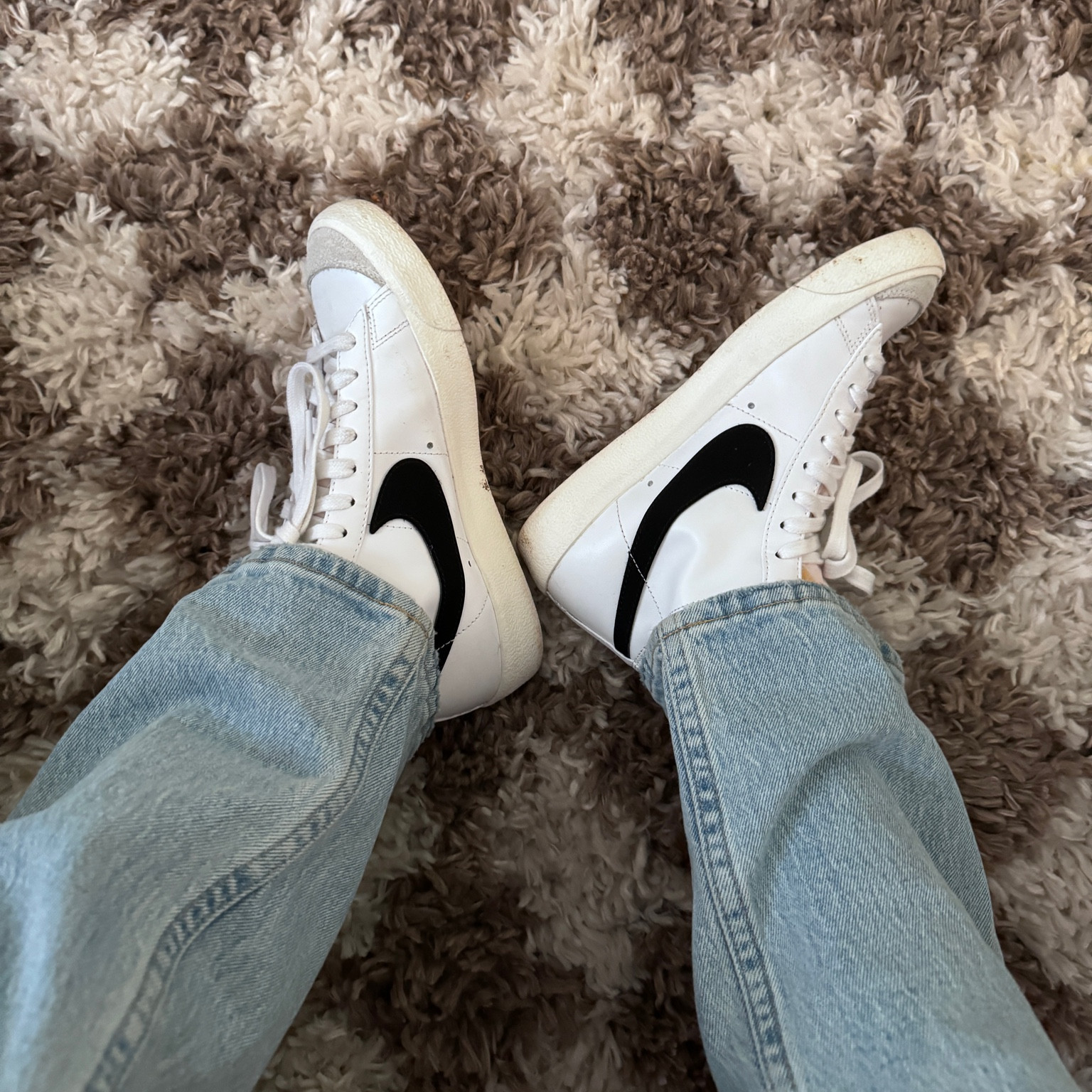 my go to sneakers (besides my ol’ reliable converse lol) they look good styled up, down and in my preschool drop off attire…IYKYK 😆 #blazers #nikeblazers #sneakers #hightops 

#LTKstyletip #LTKActive #LTKshoecrush