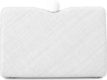 Cece Straw Woven Box Clutch | Nordstrom