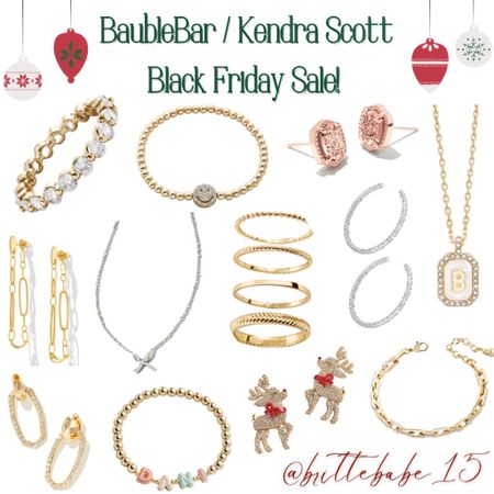 Is there anything better than getting jewelry for Christmas?! Here are some of my favorite finds from Kendra Scott & BaubleBar’s Black Friday sales! 💍💗

#kendrascott #baublebar #jewelry #ltk 

#LTKCyberweek #LTKsalealert #LTKSeasonal