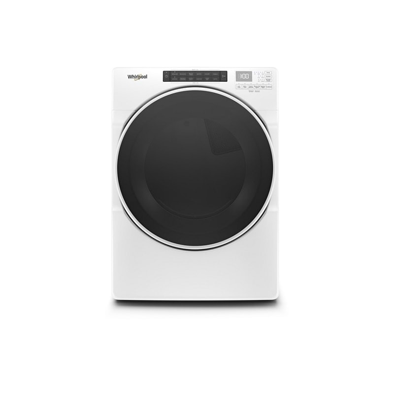 Whirlpool WGD6620H 27 Inch Wide 7.4 Cu. Ft. Gas Dryer White Laundry Appliances Dryers Gas Dryers | Build.com, Inc.