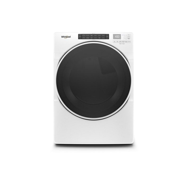 Whirlpool WGD6620H 27 Inch Wide 7.4 Cu. Ft. Gas Dryer White Laundry Appliances Dryers Gas Dryers | Build.com, Inc.