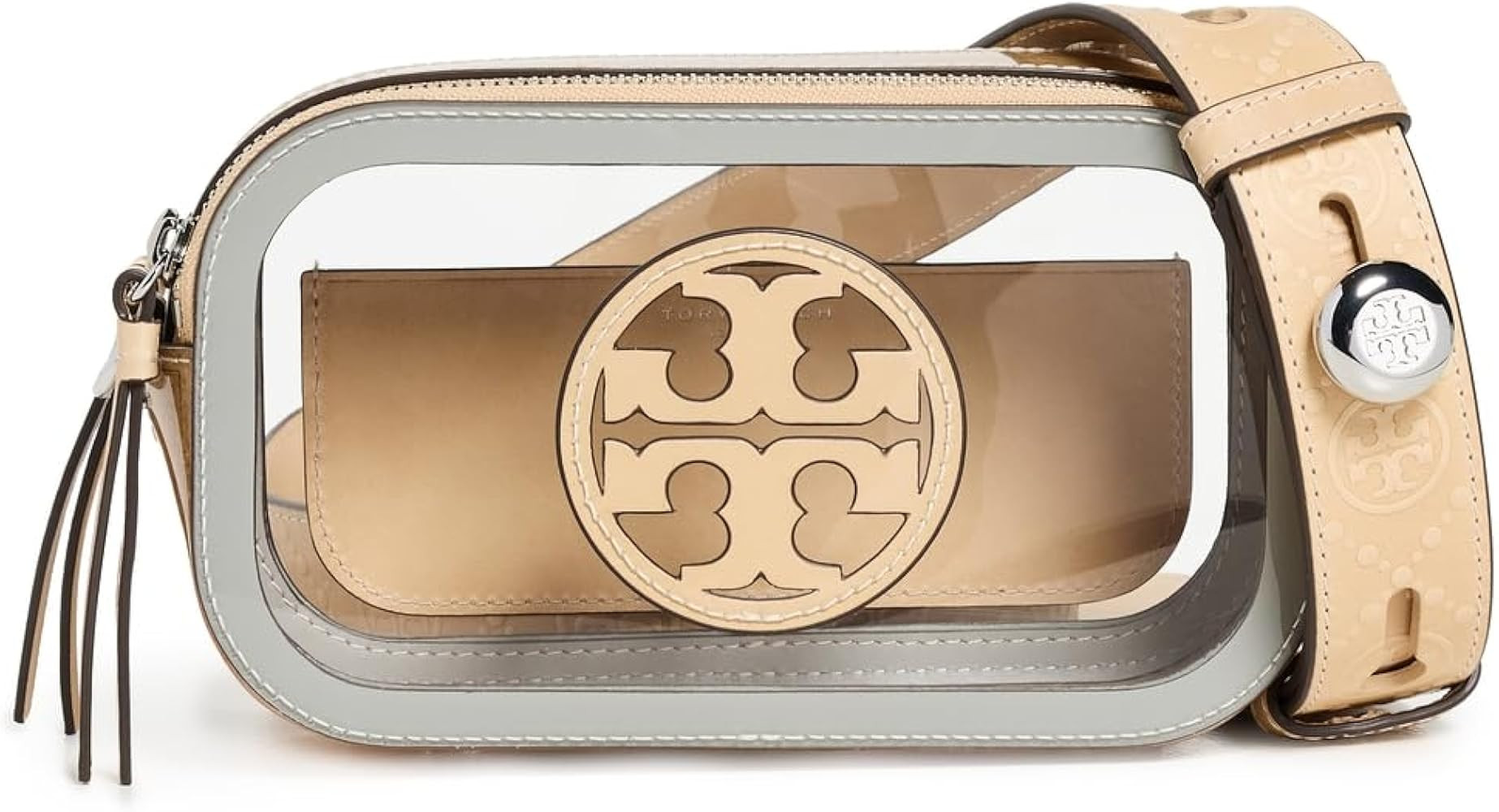 Tory Burch Women's Miller PVC Mini Crossbody Bag, Clear, One Size: Handbags: Amazon.com | Amazon (US)