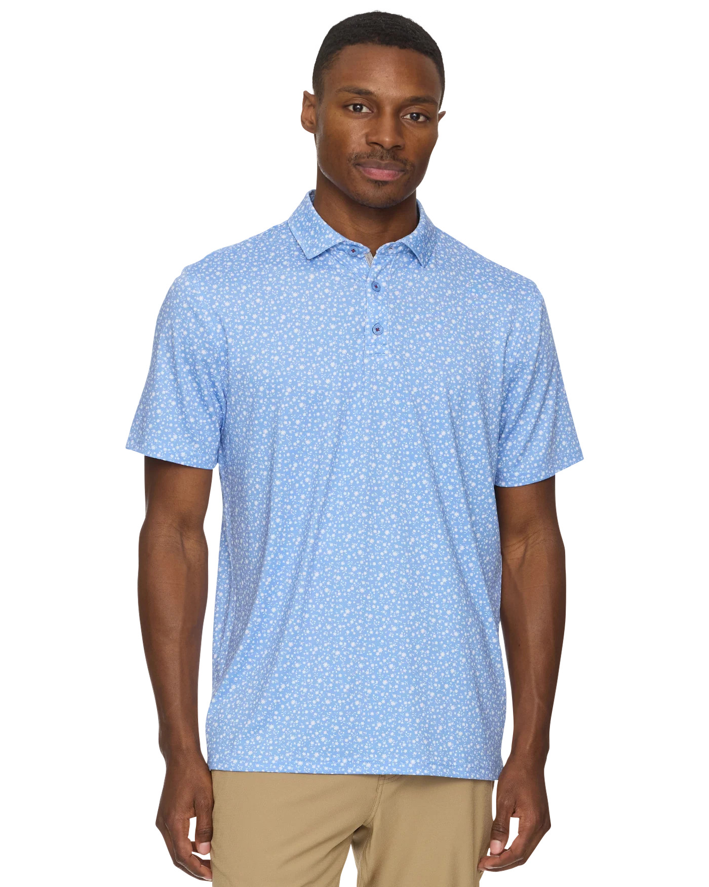 MVP HAMPTON FLORAL PRINT POLO | Flag & Anthem