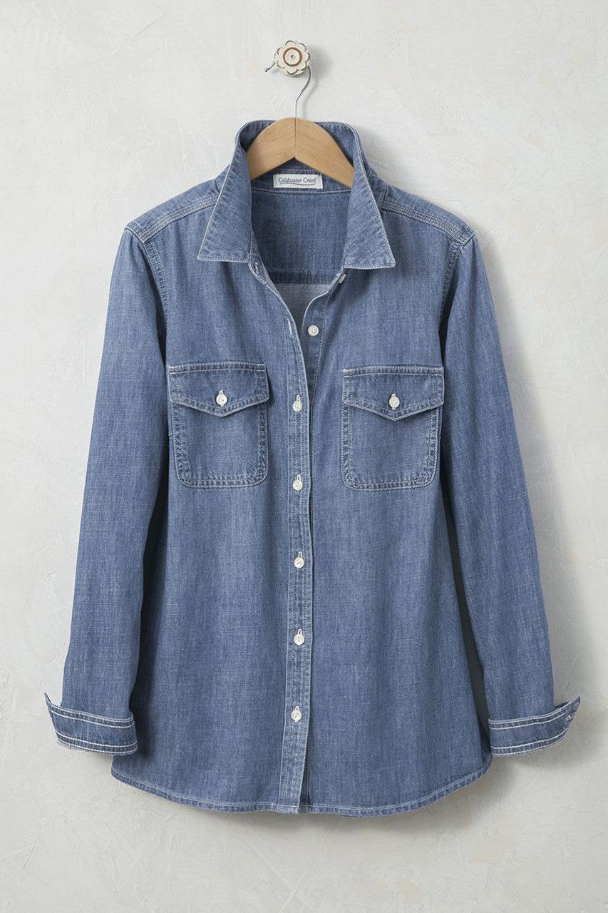 River Walk Denim Shirt | Coldwater Creek