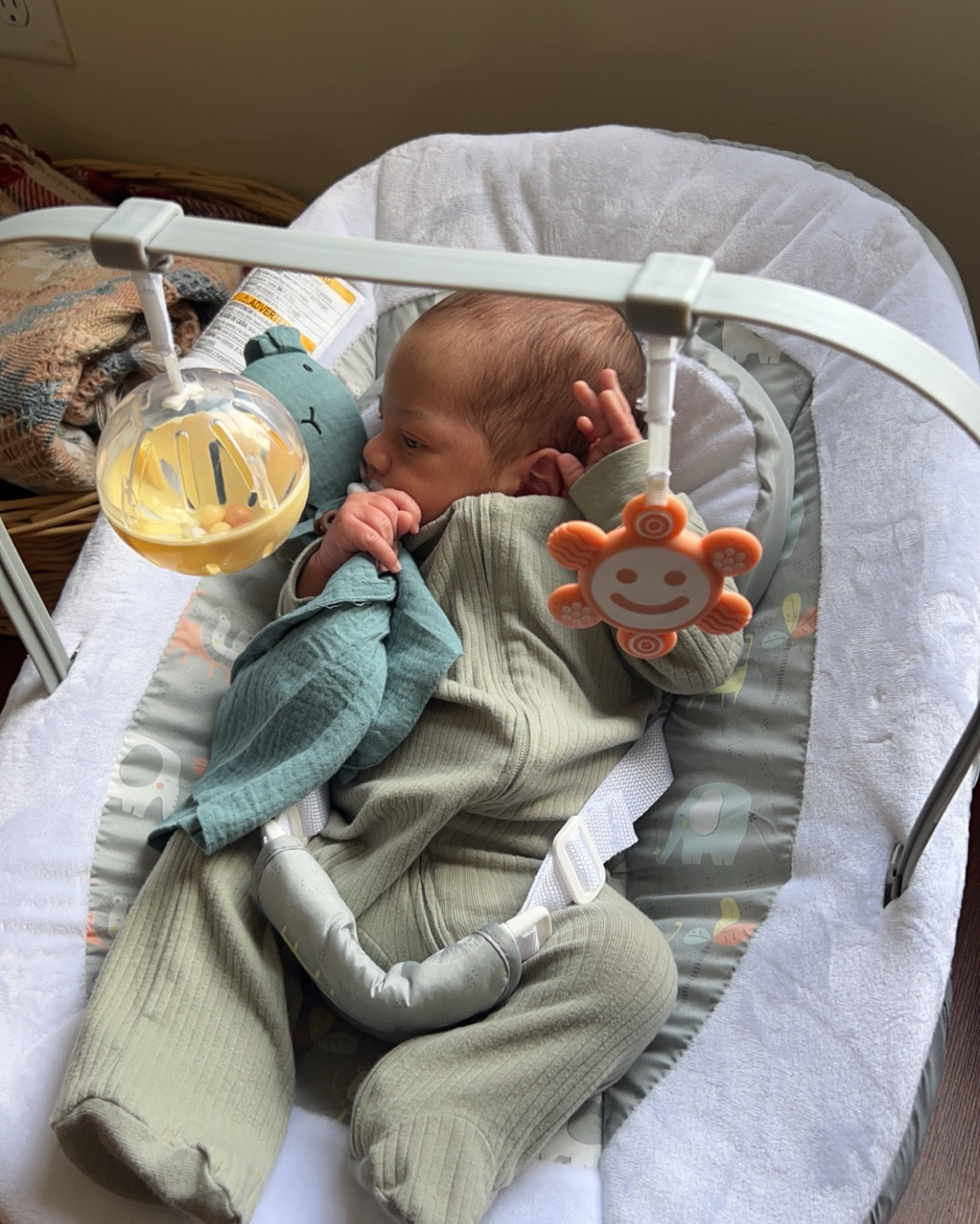 Baby bouncing and vibrating seat that converts to a rocker!
This seat is on its second baby and still going strong! It’s cozy for newborns but still fun to bounce in for my 13 month old! 

#LTKfamily #LTKkids #LTKbaby