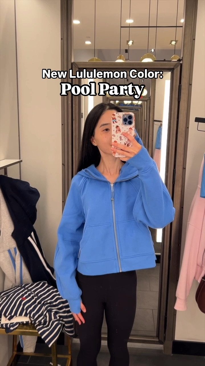 This new color at Lululemon is so cute!😍 It’s called “Pool Party” 💙

#lululemon #workout #fitness #gym #jacket #activewear #athleisure #active 

#LTKActive #LTKTravel #LTKStyleTip