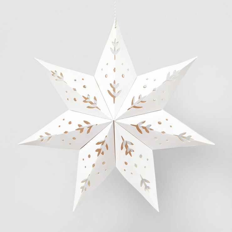 22.5" Hanging Decorative Cutout Paper Star - Wondershop™ | Target