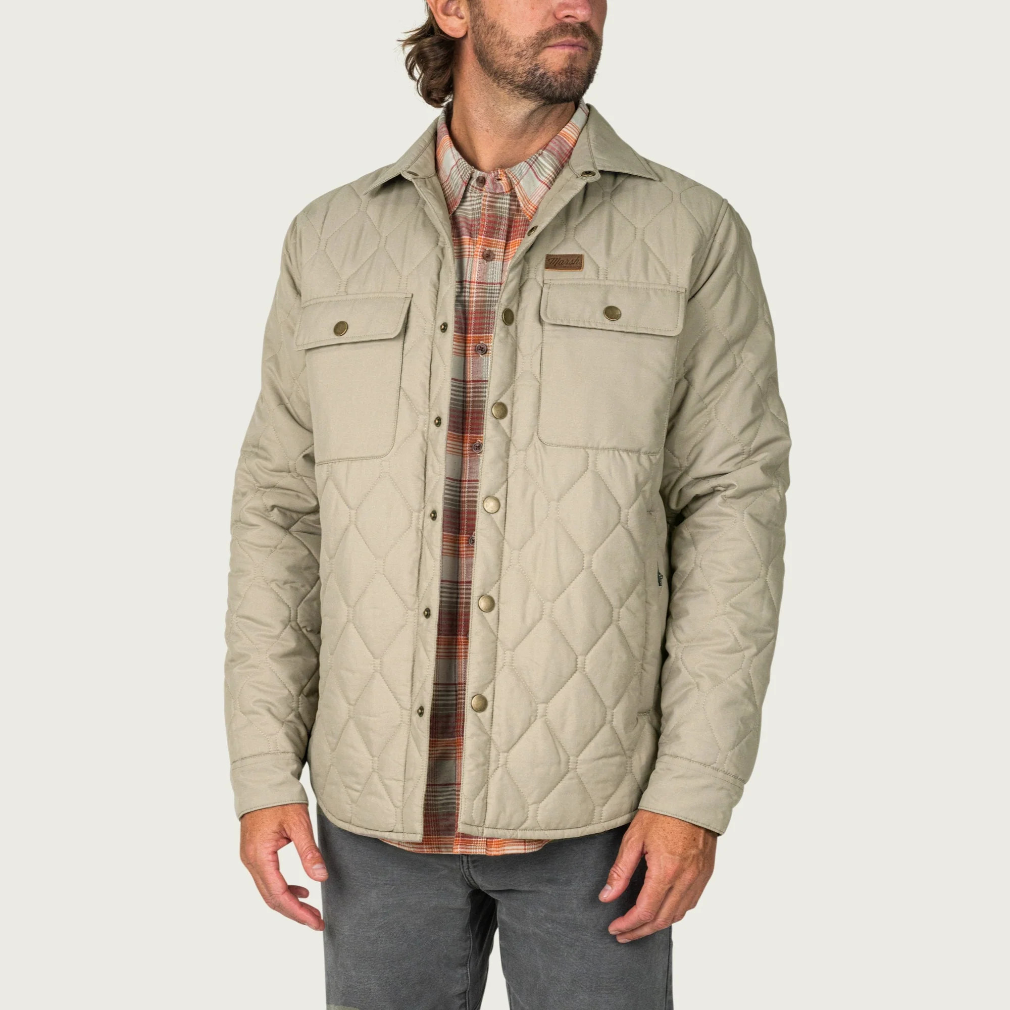 Saluda Puff Shacket | Marsh Wear Clothing