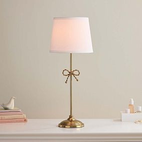 Forget-Me-Knot Bow Table Lamp (25") | Pottery Barn Teen
