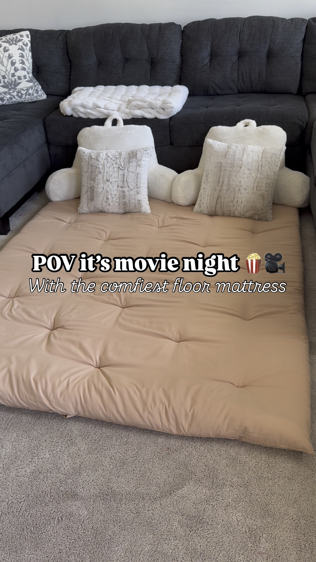 Move night essentials - Amazon floor futon mattress 

#LTKWatchNow #LTKParties #LTKHome