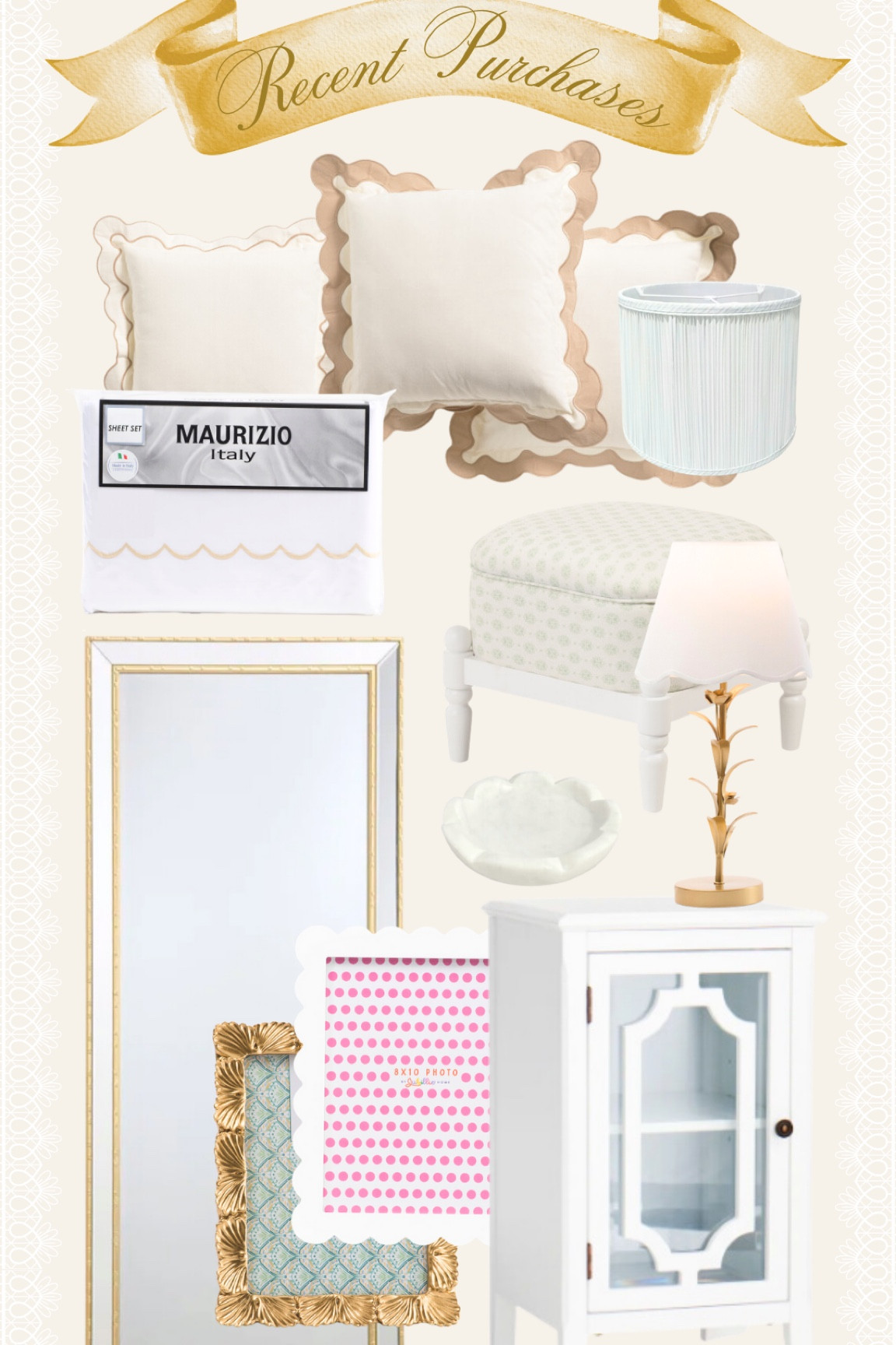 beautiful recent home project purchases featuring all the scallops and squiggles!!! plus these are super affordable pieces for your home!🤍✨

#LTKFindsUnder100 #LTKFamily #LTKHome