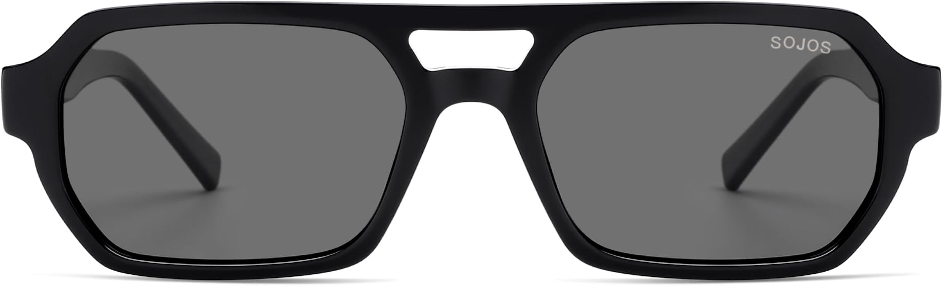 SOJOS Trendy TR90 Polarized Aviator Sunglasses for Women Men,Retro Rectangle Shades Sun Glasses S... | Amazon (US)