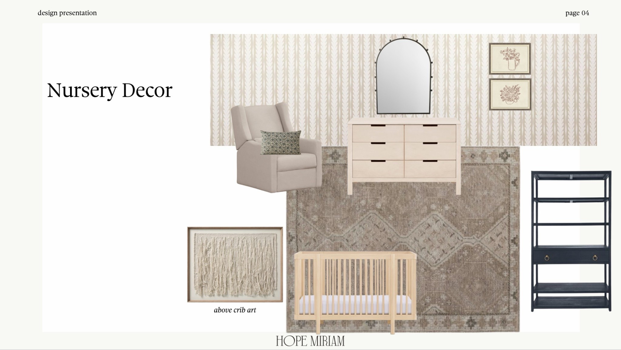 Littleton nursery finishes