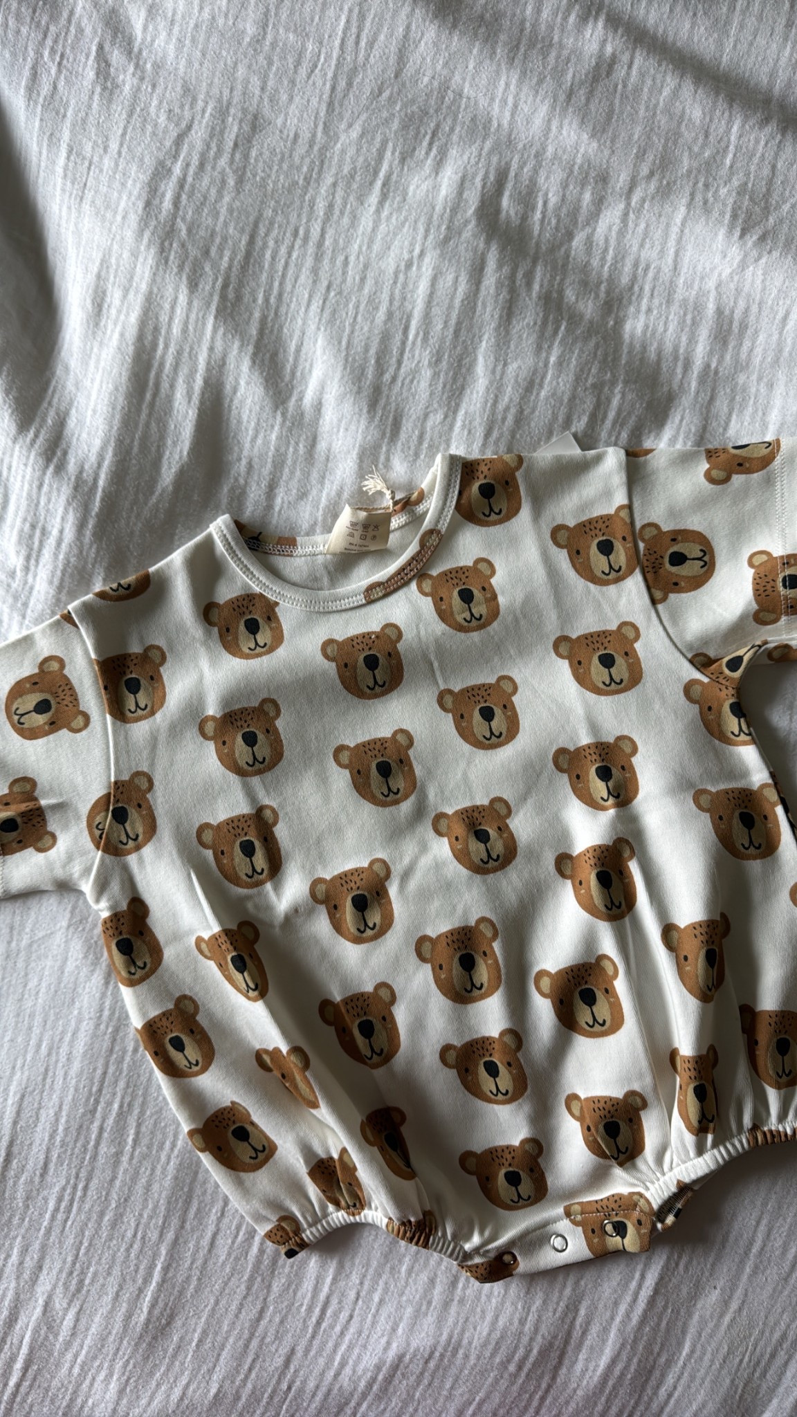 The cutest bear bubble romper 🤎

#LTKFindsUnder100 #LTKBaby #LTKBump